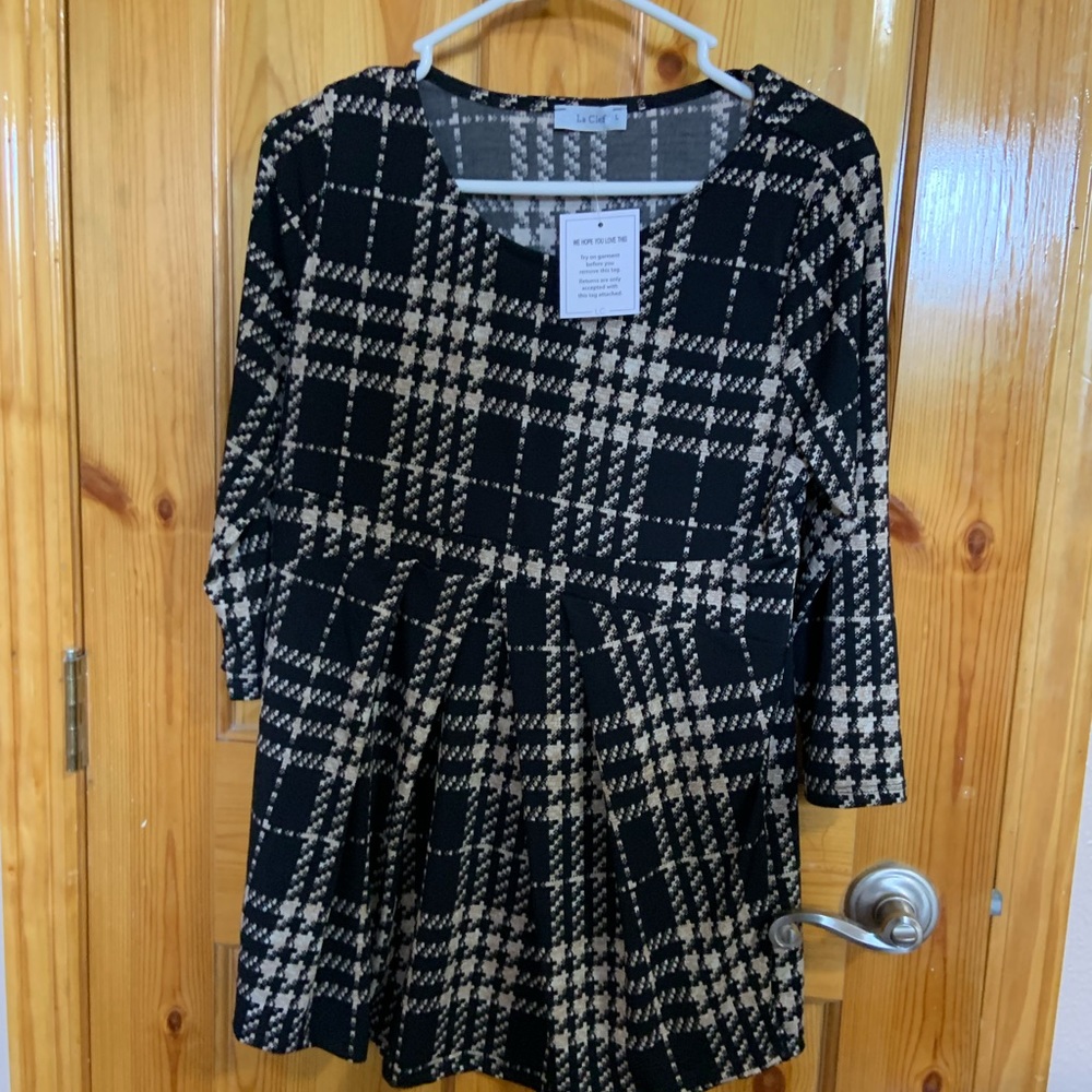 Checkered blouse